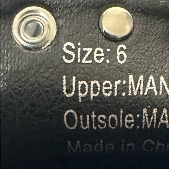 Olivia miller Black Studded loafers size 6 women brand new without box - Picture 6 of 6